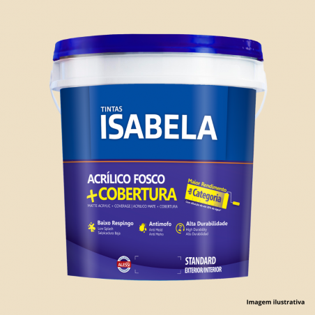 Tinta Acrlica Areia Fosco 18L - Isabela