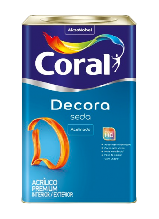 Tinta Acrlica Premium Acabamento Seda Branco Gelo 18L - Coral