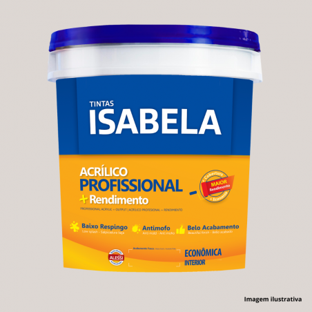 Tinta Acrlica Profissional Gelo 3,6L - Isabela