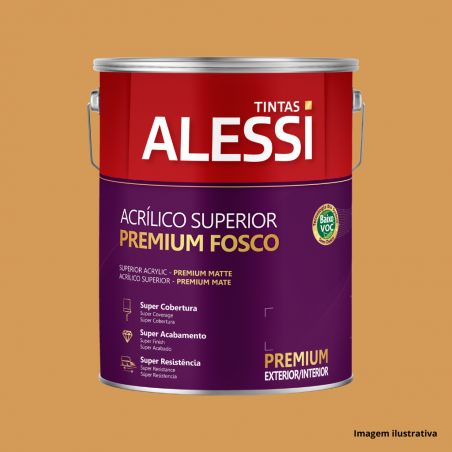 Tinta Acrlica Superior Premium Marrocos Fosco 3,6L - Alessi