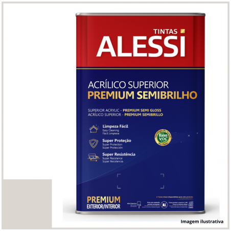 Tinta Acrlica Super Lavvel Premium Gelo 18L - Alessi