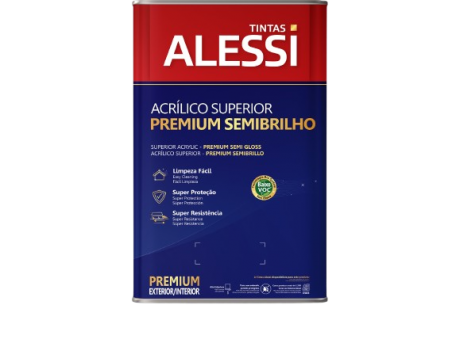 Tinta Acrlica Super Lavvel Premium Gelo 18L - Alessi