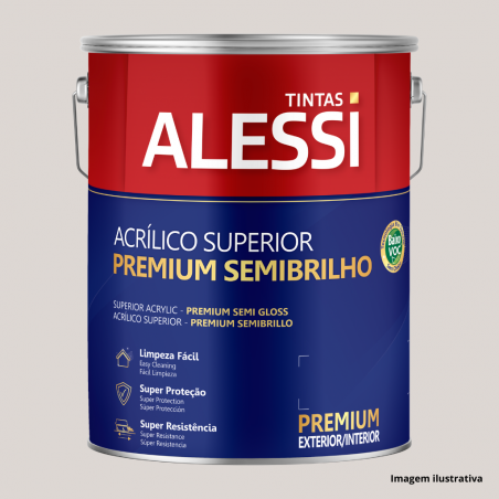 Tinta Acrlica Super Lavvel Premium Gelo 3,6L - Alessi