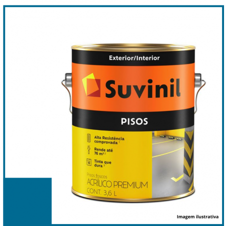 Tinta Piso Premium Fosco Azul 3,6L - Suvinil