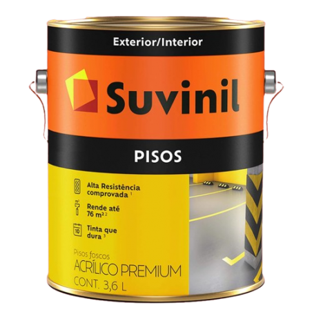 Tinta Piso Premium Fosco Vermelho 3,6L - Suvinil