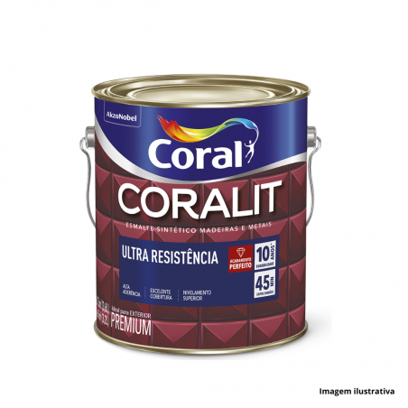 Tinta Premium Esmalte Sinttico Brilhante Coralit Branco 3,6L - Coral