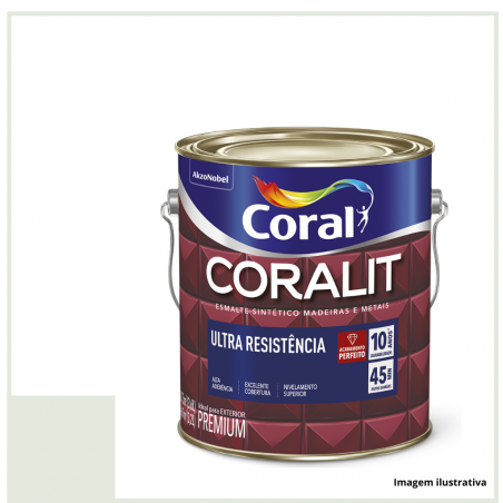Tinta Premium Esmalte Sinttico Brilhante Coralit Gelo 3,6L - Coral