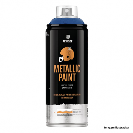 Tinta Spray MTN PRO Azul Escuro Metlico 400ml Montana