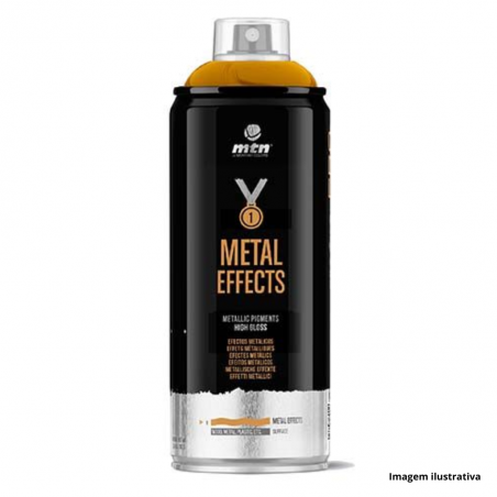 Tinta Spray MTN PRO Cobre - Efeito Cromado 400ml Montana