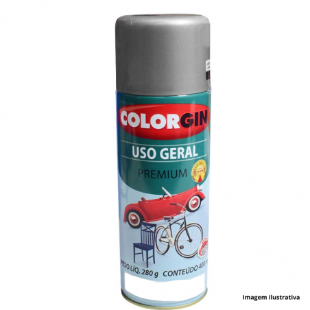 Tinta Spray Uso Geral Grafite Mdio Para Roda 400ml - Colorgin