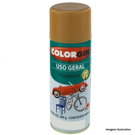 Tinta Spray Uso Geral Marrom Barroco  - Colorgin