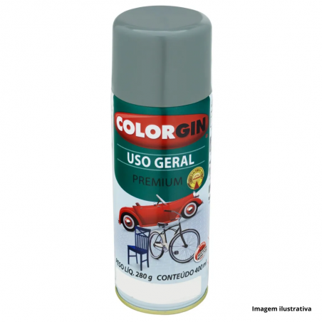 Tinta Spray Uso Geral Primer Cinza  - Colorgin