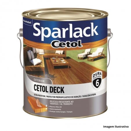 Verniz Cetol Deck Natural Semi Brilho 3,600l - Sparlack  Akzo