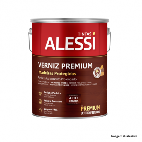 Verniz Tingidor Brilhante Imbuia 3,6L - Alessi